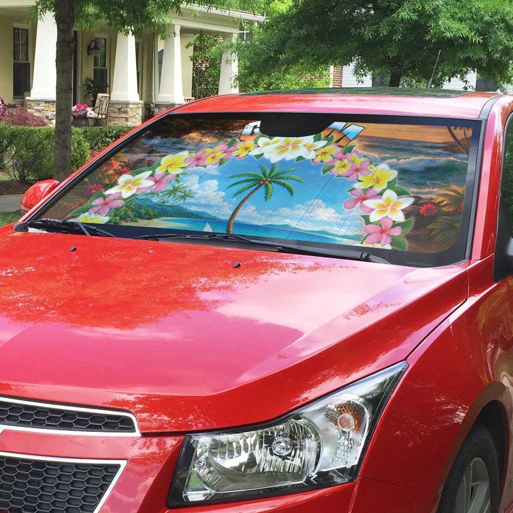 Guam Auto Sun Shade Eternal Summer Sunset Beach