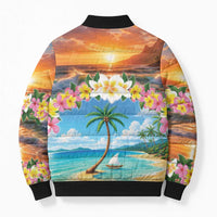 Guam Bomber Puffer Jacket Eternal Summer Sunset Beach