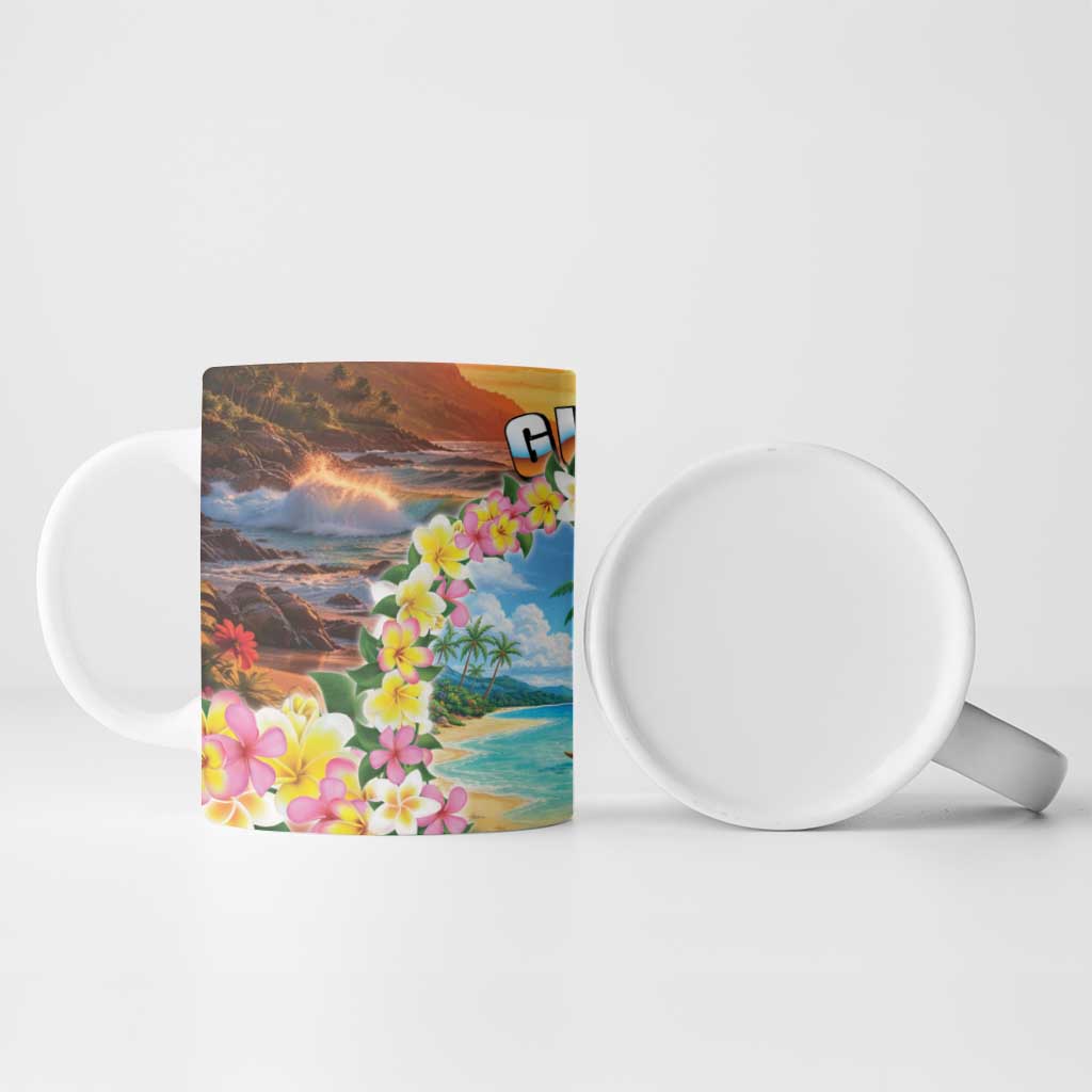 Guam Ceramic Mug Eternal Summer Sunset Beach