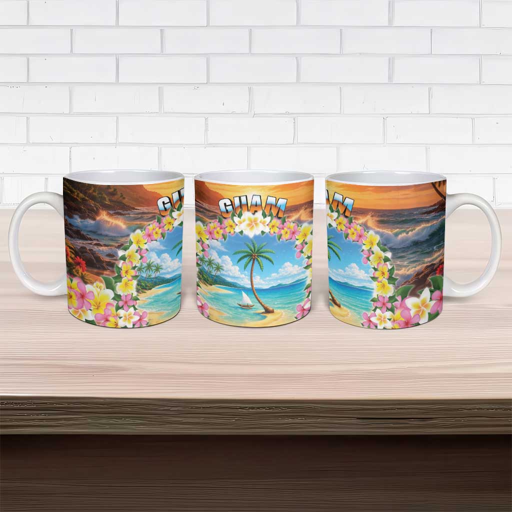 Guam Ceramic Mug Eternal Summer Sunset Beach