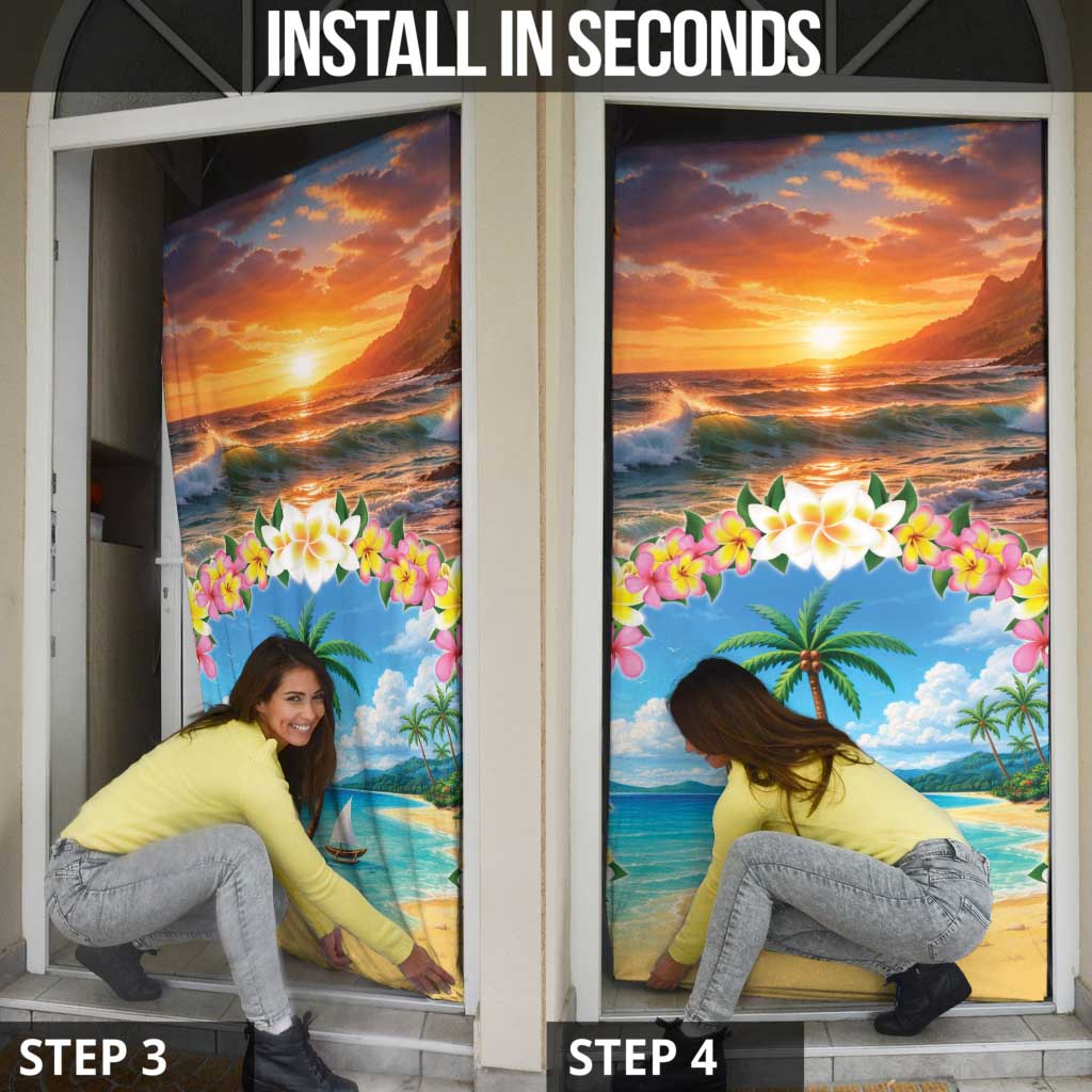 Guam Door Cover Eternal Summer Sunset Beach
