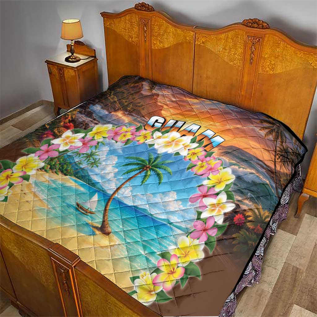 Guam Quilt Eternal Summer Sunset Beach