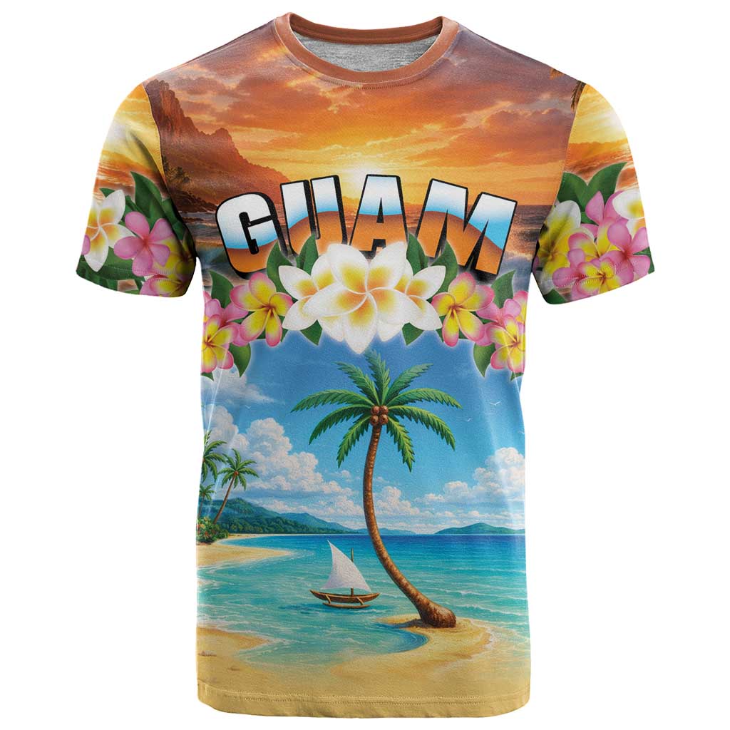 Guam T Shirt Eternal Summer Sunset Beach