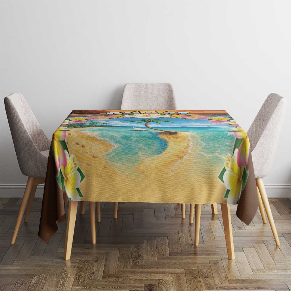 Guam Tablecloth Eternal Summer Sunset Beach
