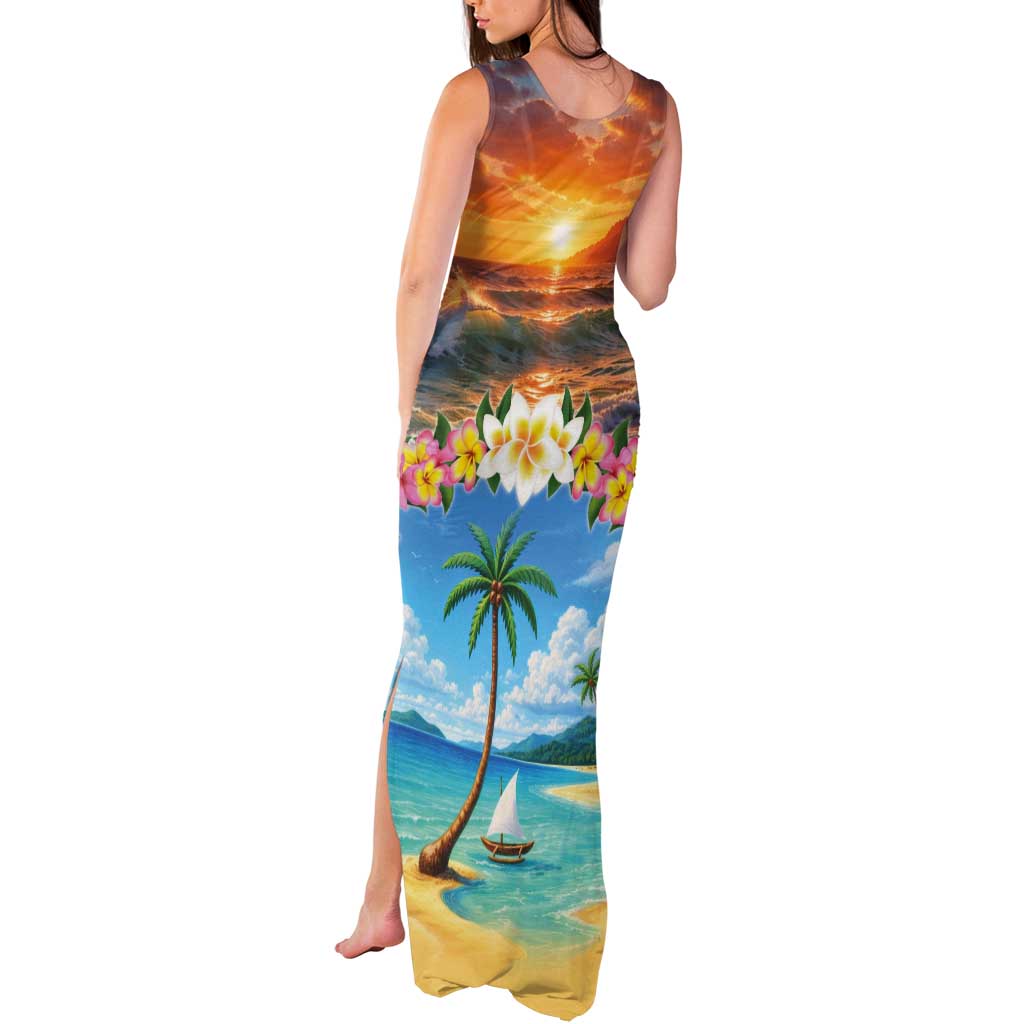Guam Tank Maxi Dress Eternal Summer Sunset Beach
