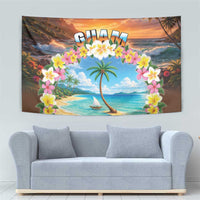 Guam Tapestry Eternal Summer Sunset Beach