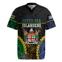 Personalised South Sea Islanders And Fiji Rugby Jersey Kanakas Fijian Tapa Pattern