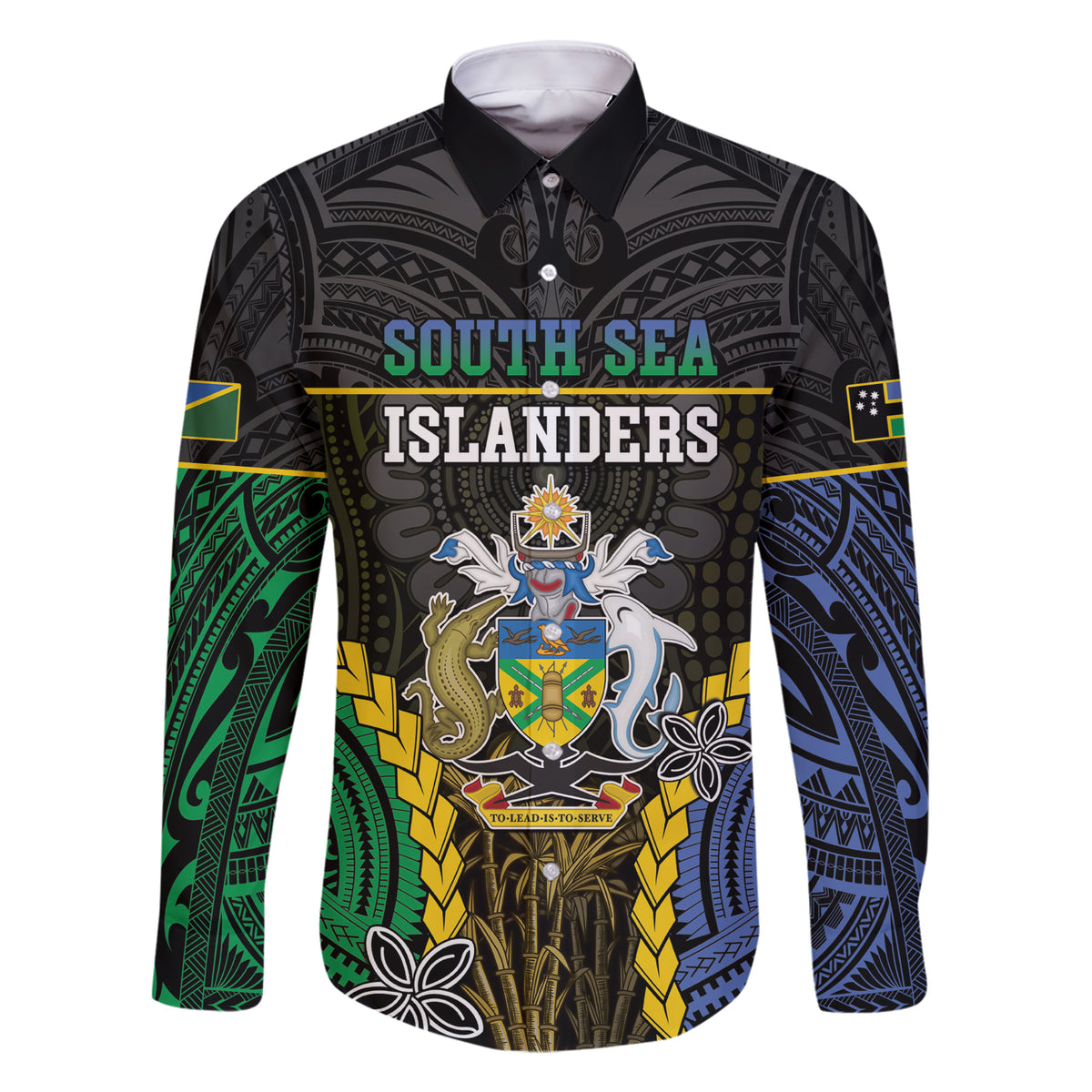 Personalised South Sea Islanders And Solomon Islands Family Matching Short Sleeve Bodycon Dress and Hawaiian Shirt Kanakas Polynesian Pattern