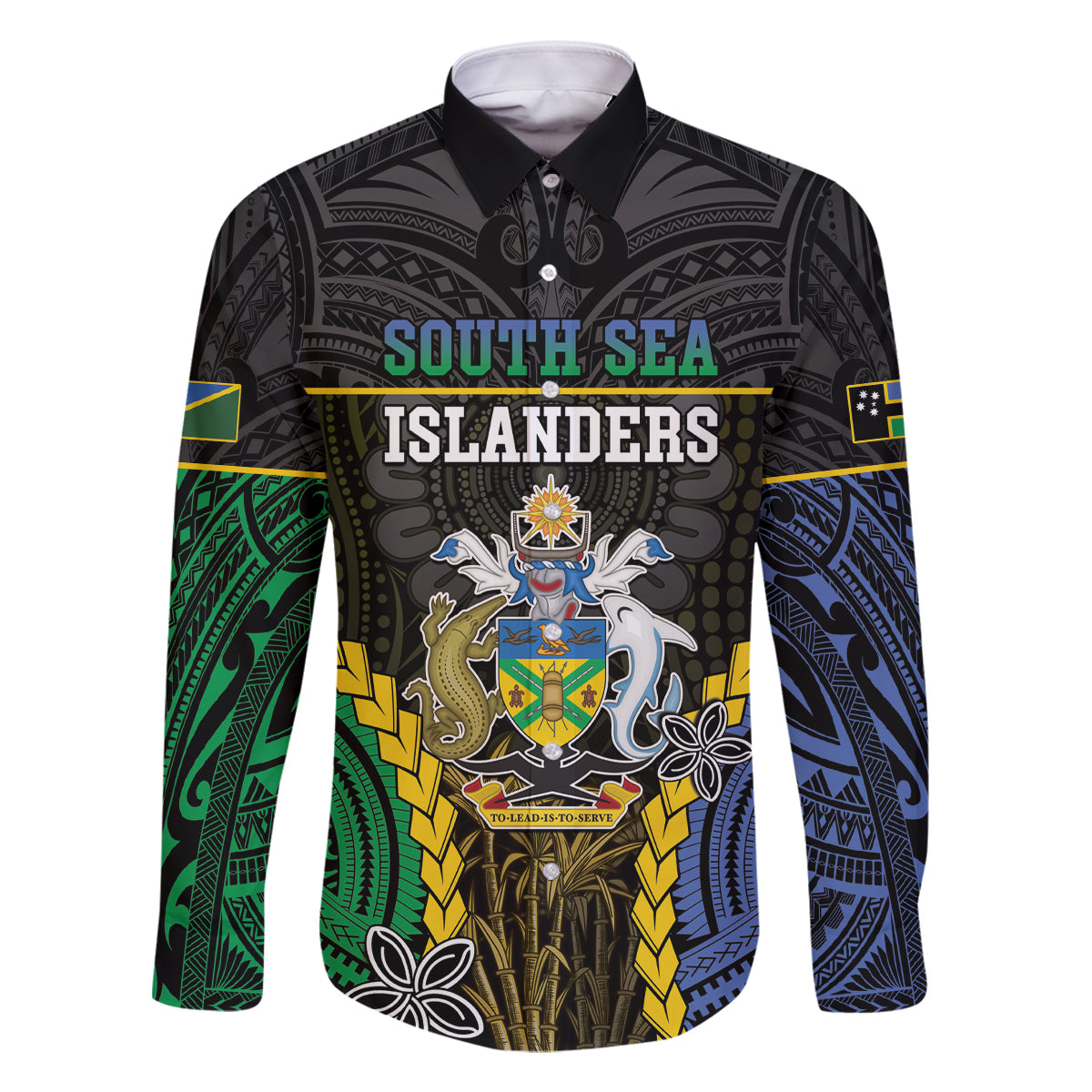 Personalised South Sea Islanders And Solomon Islands Family Matching Tank Maxi Dress and Hawaiian Shirt Kanakas Polynesian Pattern