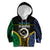 Personalised South Sea Islanders And Vanuatu Kid Hoodie Kanakas Sand Drawing Pattern