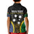 Personalised South Sea Islanders And Vanuatu Kid Polo Shirt Kanakas Sand Drawing Pattern
