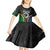 Personalised South Sea Islanders And Vanuatu Kid Short Sleeve Dress Kanakas Sand Drawing Pattern