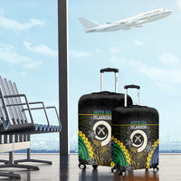 South Sea Islanders And Vanuatu Luggage Cover Kanakas Sand Drawing Pattern