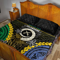 South Sea Islanders And Vanuatu Quilt Bed Set Kanakas Sand Drawing Pattern