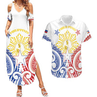 Philippines Couples Matching Summer Maxi Dress and Hawaiian Shirt Katipunan Andres Bonifacio