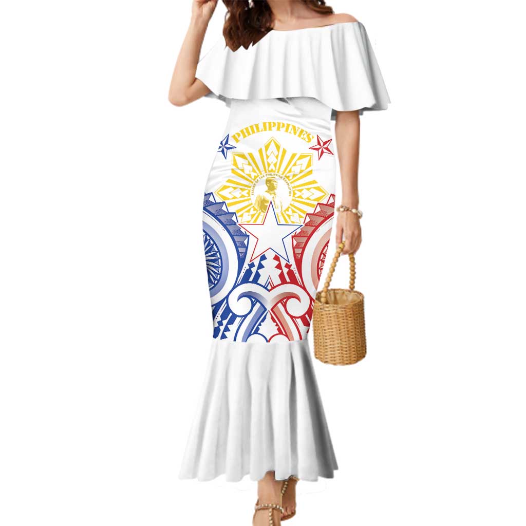 Philippines Family Matching Mermaid Dress and Hawaiian Shirt Katipunan Andres Bonifacio