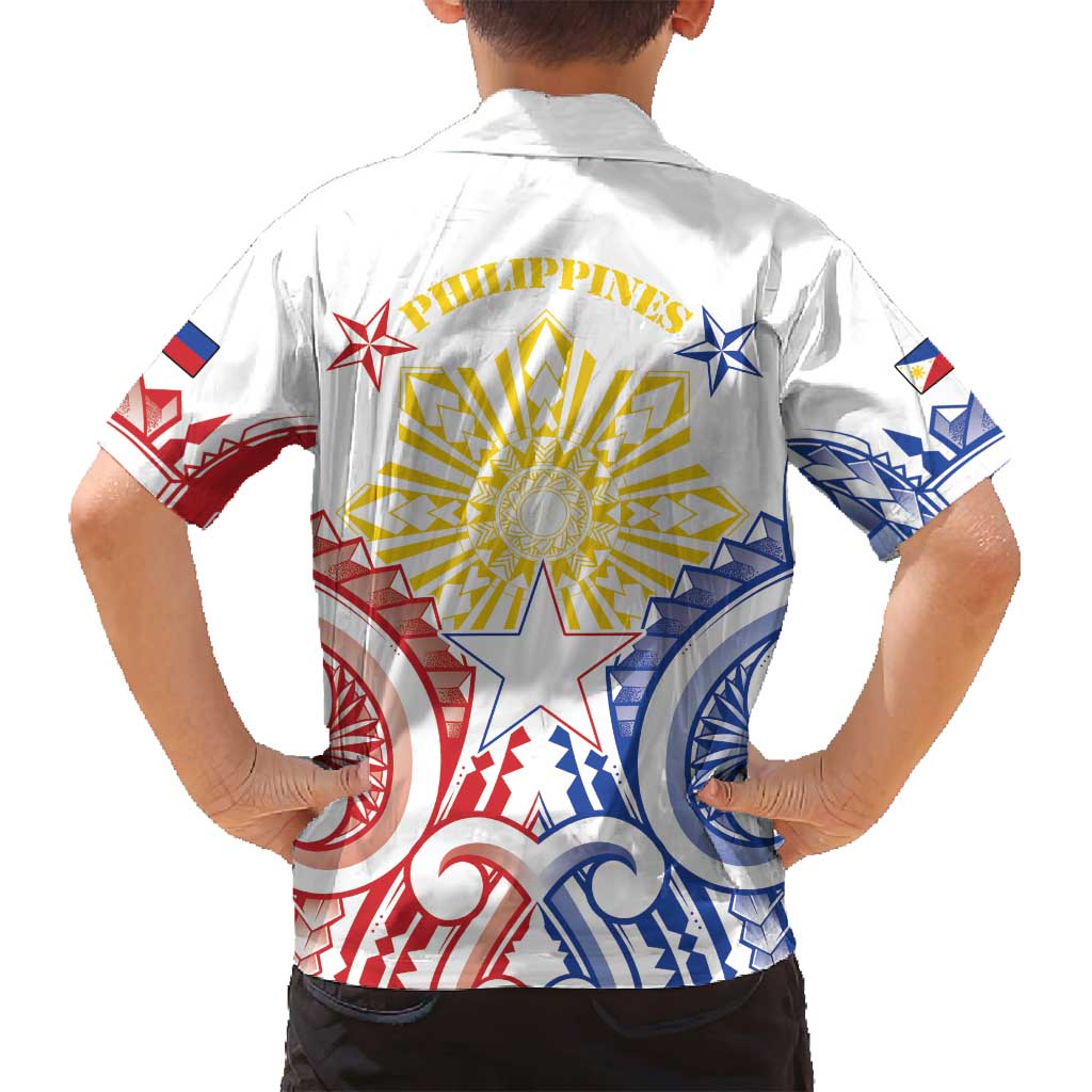 Philippines Family Matching Off Shoulder Short Dress and Hawaiian Shirt Katipunan Andres Bonifacio