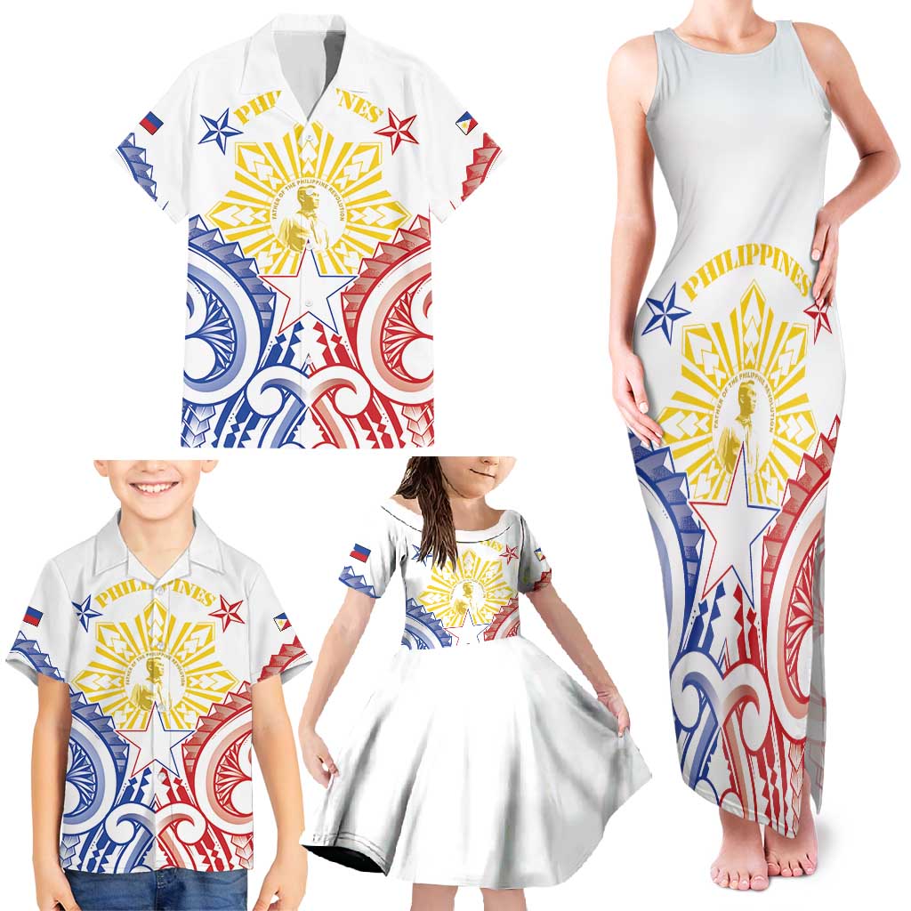 Philippines Family Matching Tank Maxi Dress and Hawaiian Shirt Katipunan Andres Bonifacio