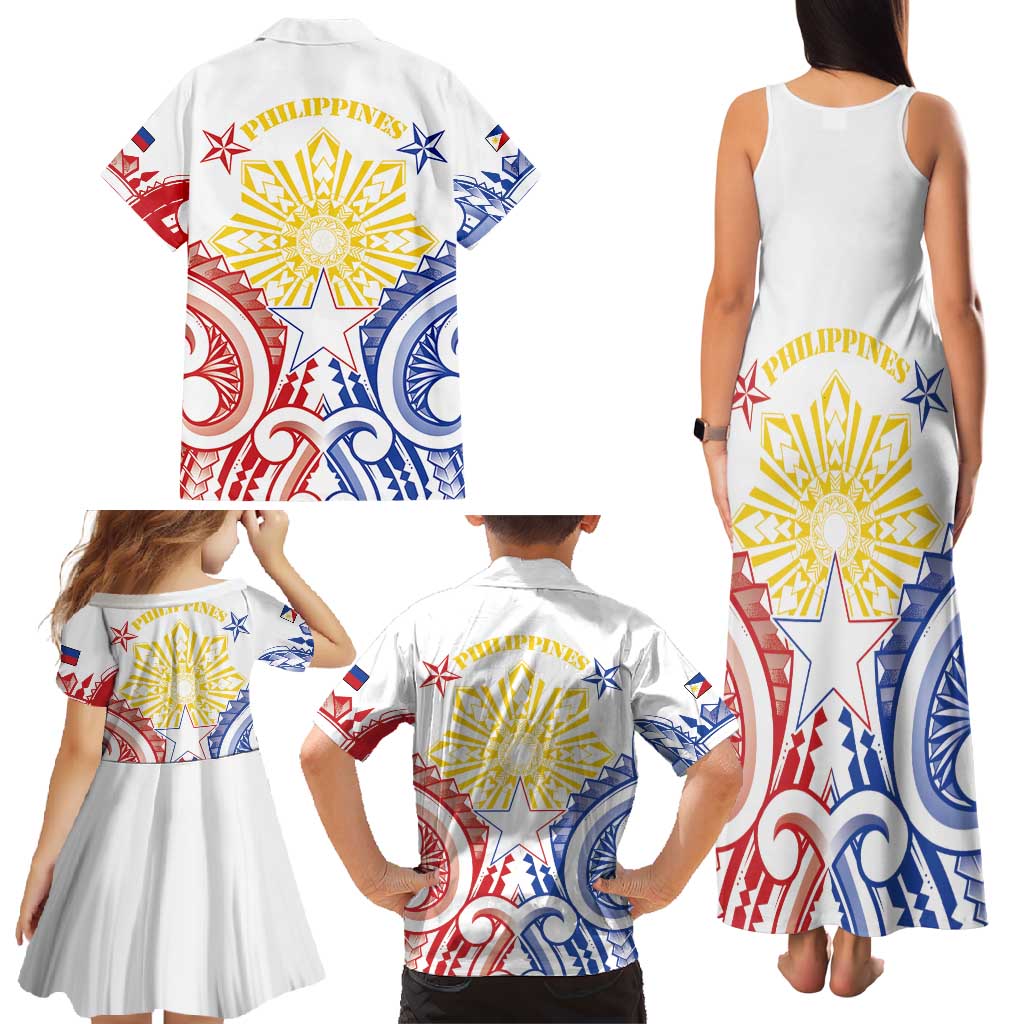 Philippines Family Matching Tank Maxi Dress and Hawaiian Shirt Katipunan Andres Bonifacio