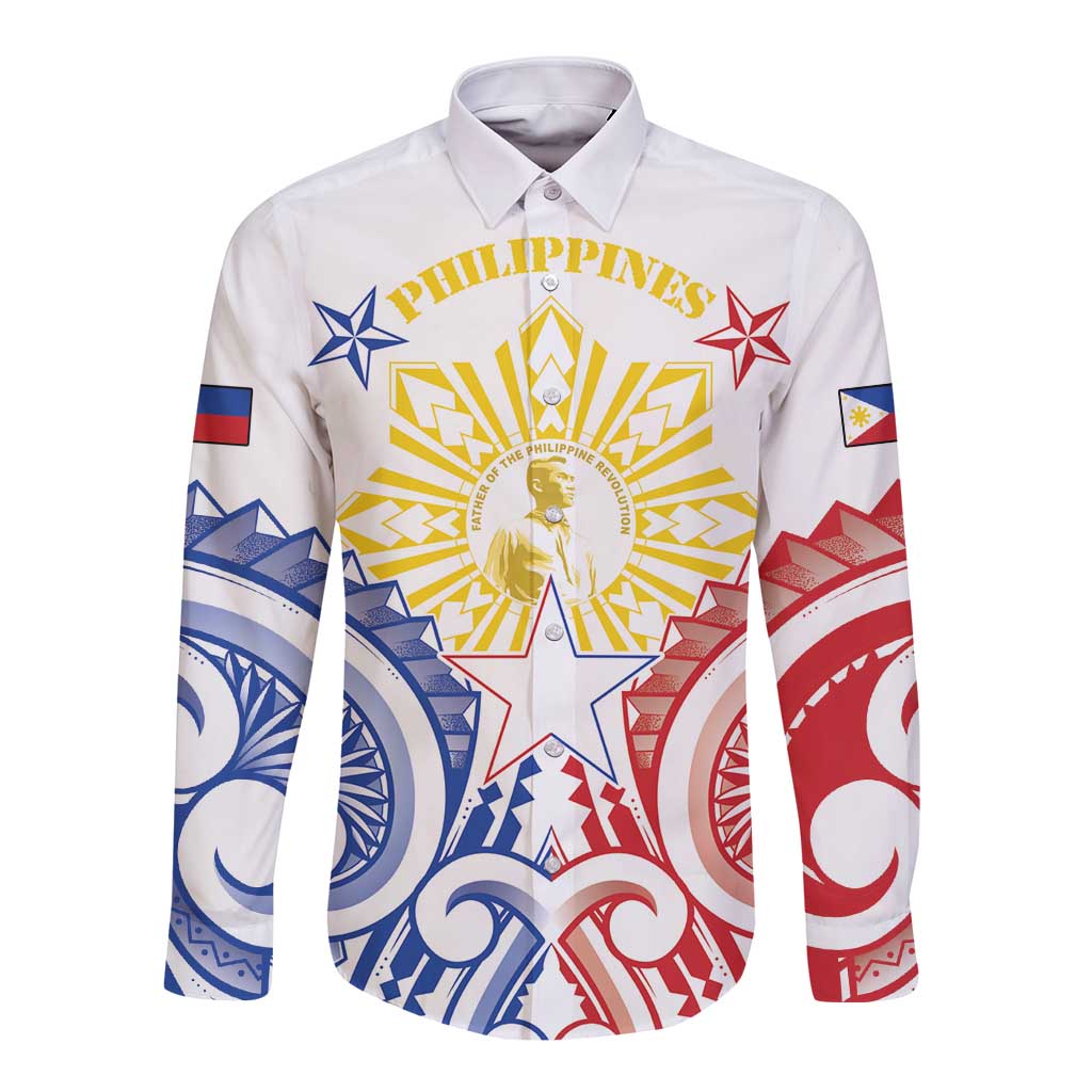 Philippines Long Sleeve Button Shirt Katipunan Andres Bonifacio