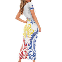 Philippines Short Sleeve Bodycon Dress Katipunan Andres Bonifacio