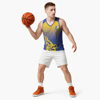 Custom James Cook High School Basketball Jersey Maori Koru Pattern