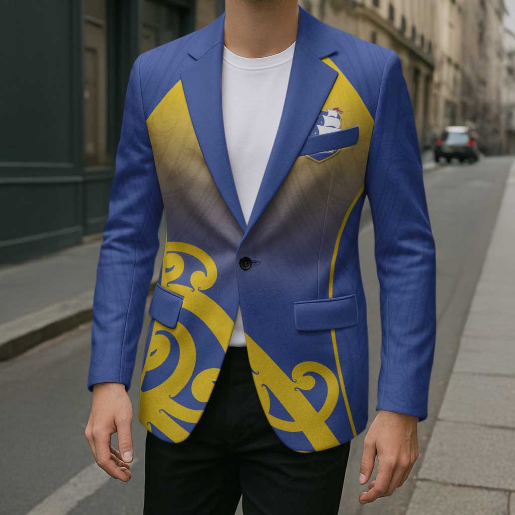 Custom James Cook High School Blazer Maori Koru Pattern
