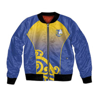 Custom James Cook High School Bomber Jacket Maori Koru Pattern