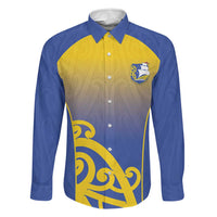 Custom James Cook High School Family Matching Short Sleeve Bodycon Dress and Hawaiian Shirt Maori Koru Pattern