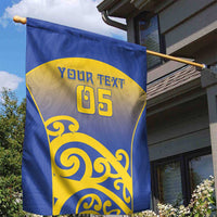 Custom James Cook High School Garden Flag Maori Koru Pattern