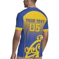 Custom James Cook High School Rugby Jersey Maori Koru Pattern