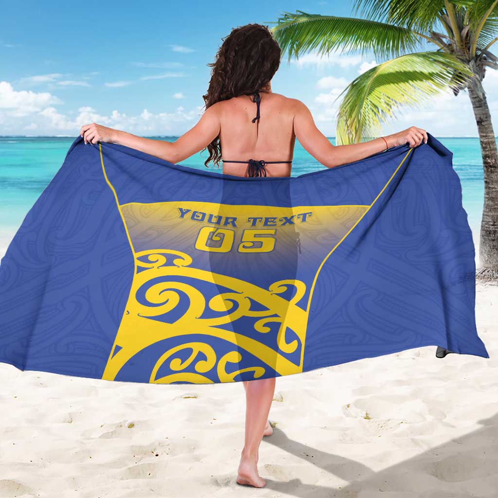 Custom James Cook High School Sarong Maori Koru Pattern