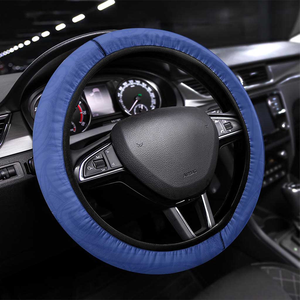 James Cook High School Steering Wheel Cover Maori Koru Pattern