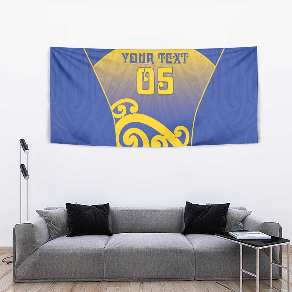 Custom James Cook High School Tapestry Maori Koru Pattern