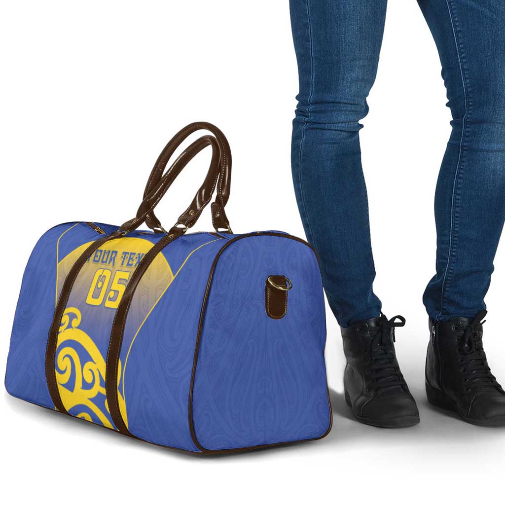 Custom James Cook High School Travel Bag Maori Koru Pattern