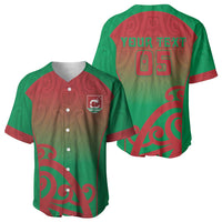 Custom Onehunga High School Baseball Jersey Maori Koru Pattern