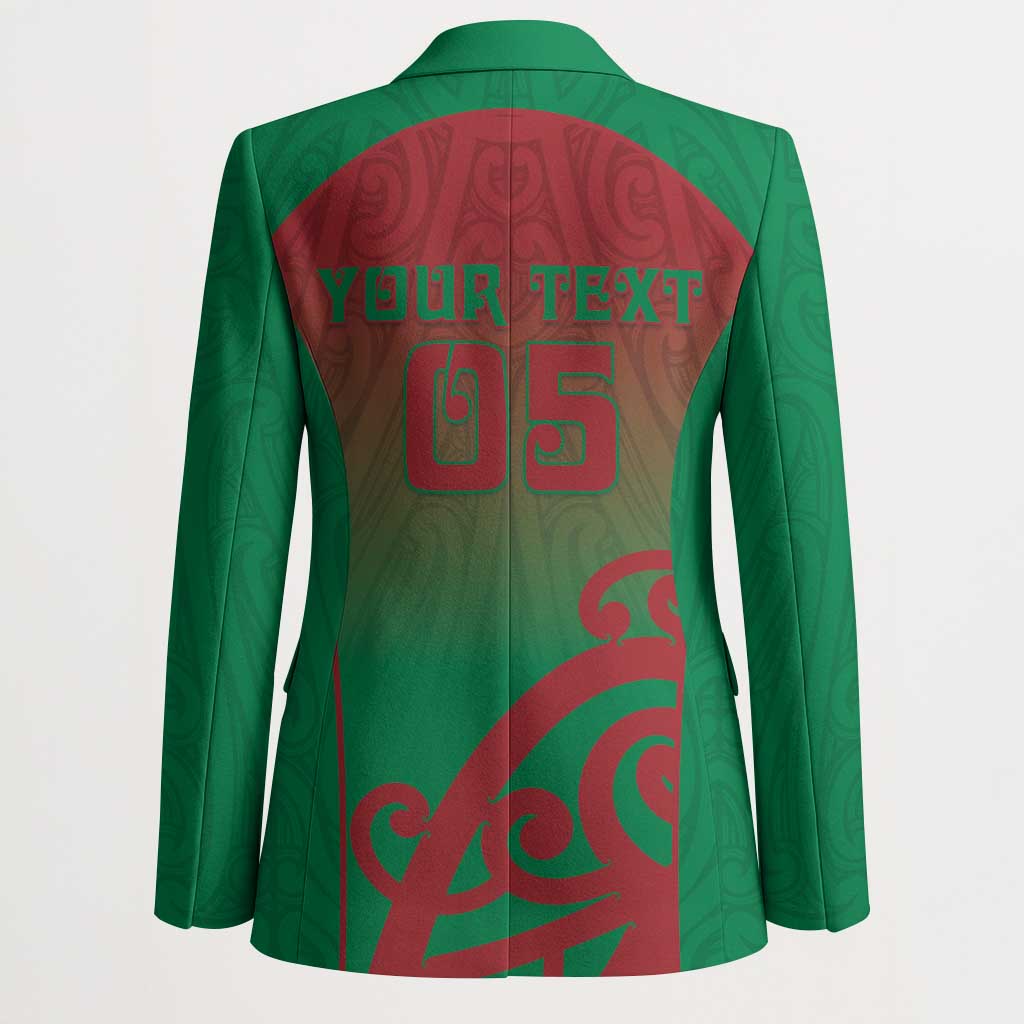 Custom Onehunga High School Blazer Maori Koru Pattern