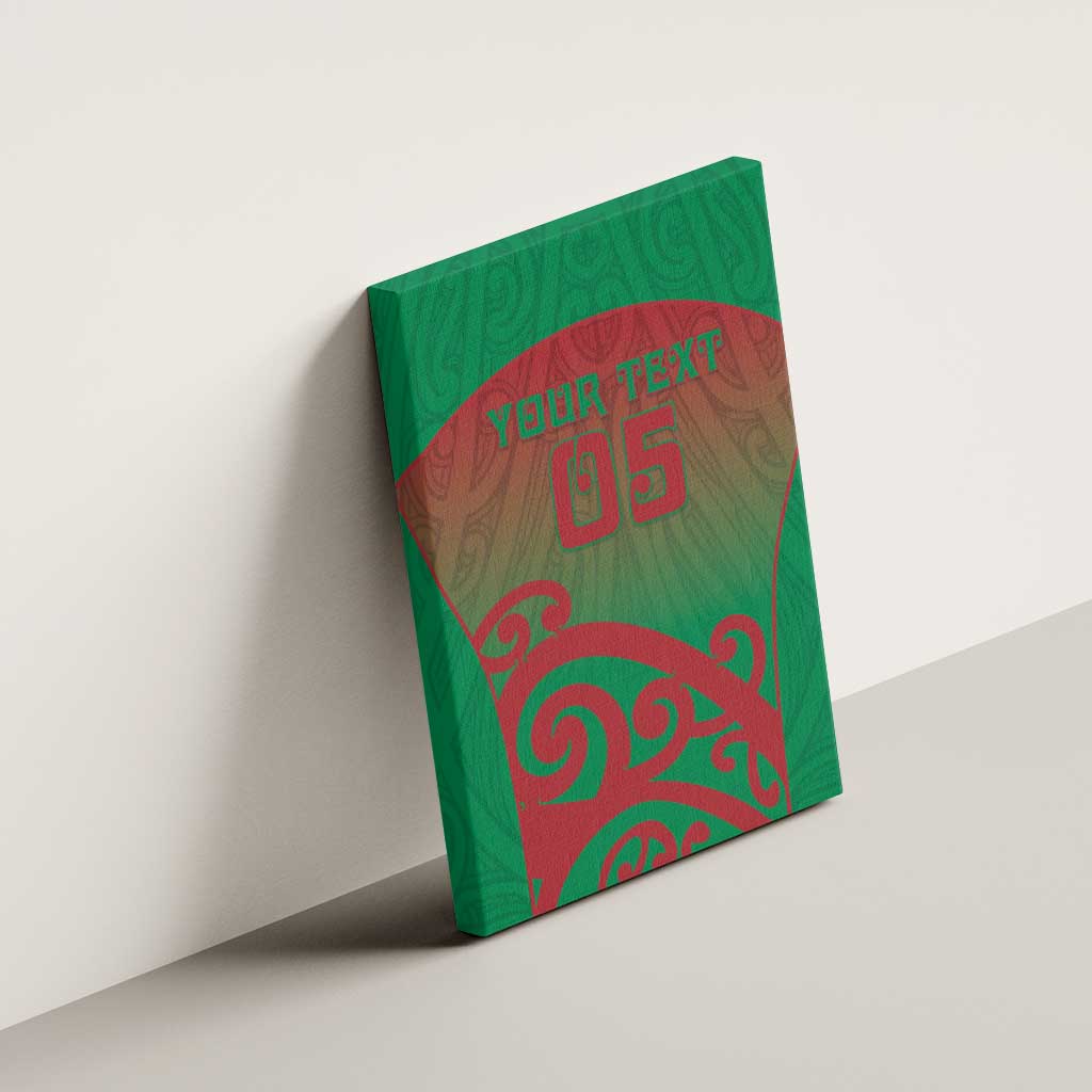 Custom Onehunga High School Canvas Wall Art Maori Koru Pattern