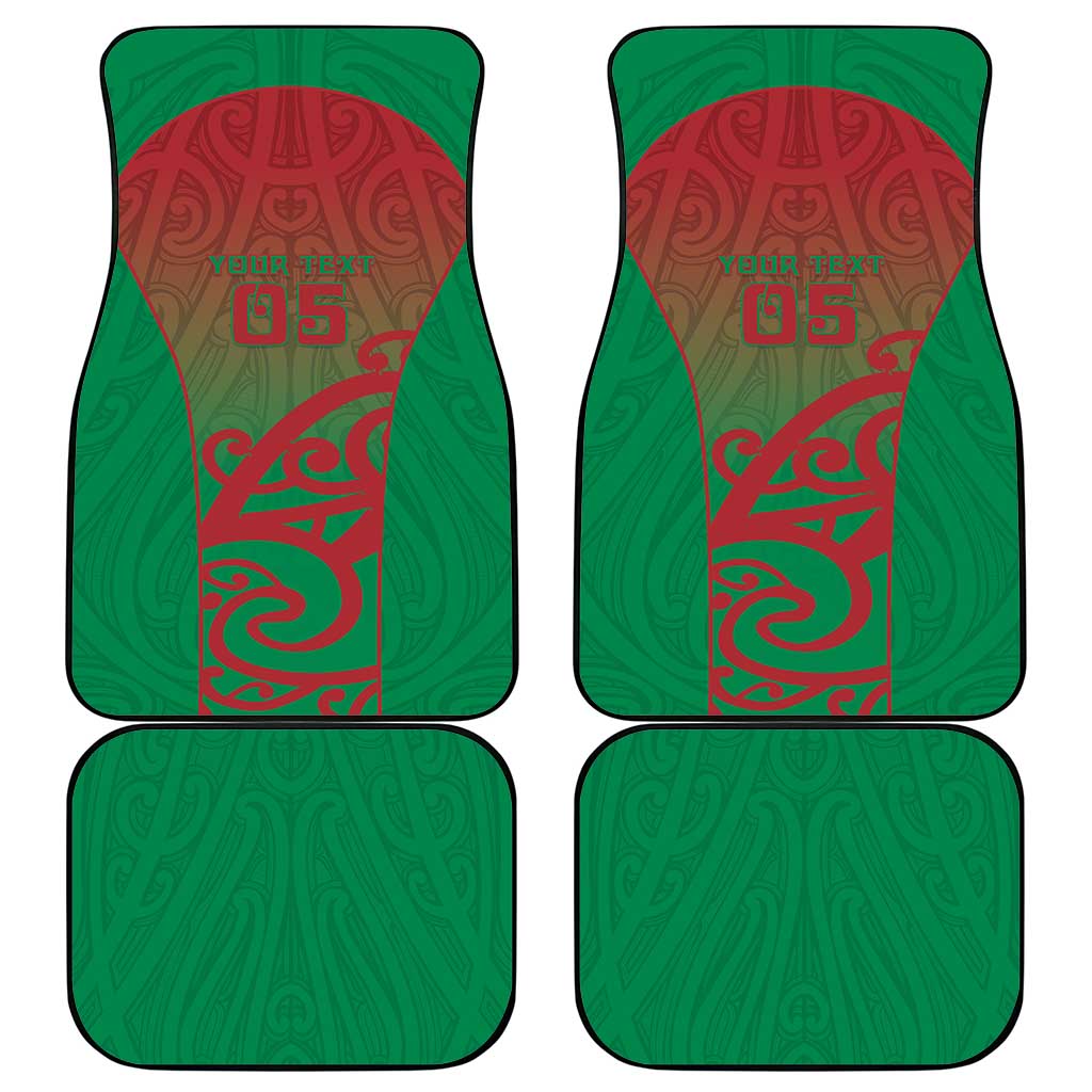 Custom Onehunga High School Car Mats Maori Koru Pattern
