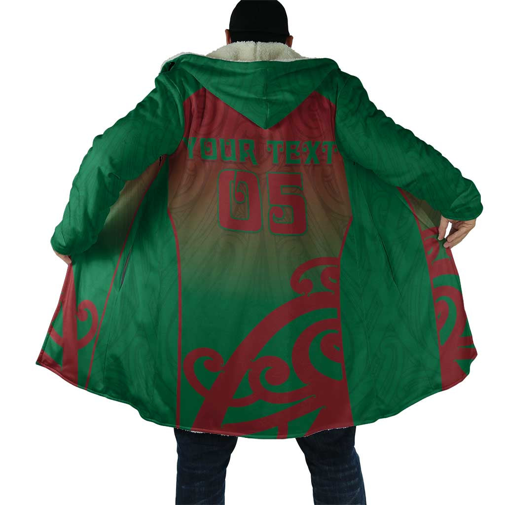 Custom Onehunga High School Cloak Maori Koru Pattern