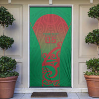 Custom Onehunga High School Door Cover Maori Koru Pattern