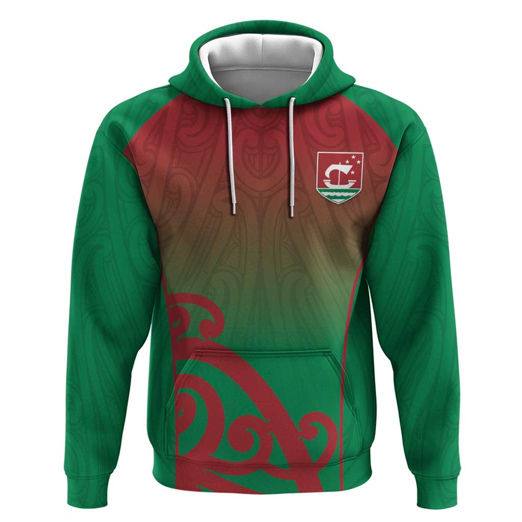 Custom Onehunga High School Hoodie Maori Koru Pattern