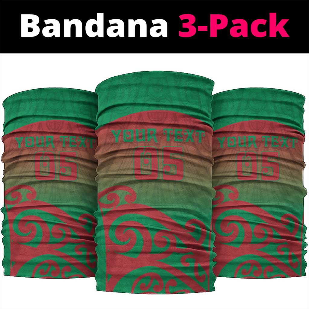 Custom Onehunga High School Neck Gaiter Maori Koru Pattern