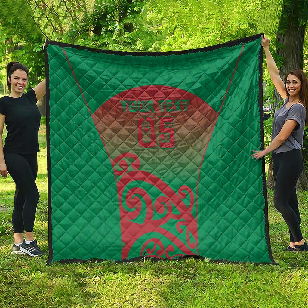 Custom Onehunga High School Quilt Maori Koru Pattern