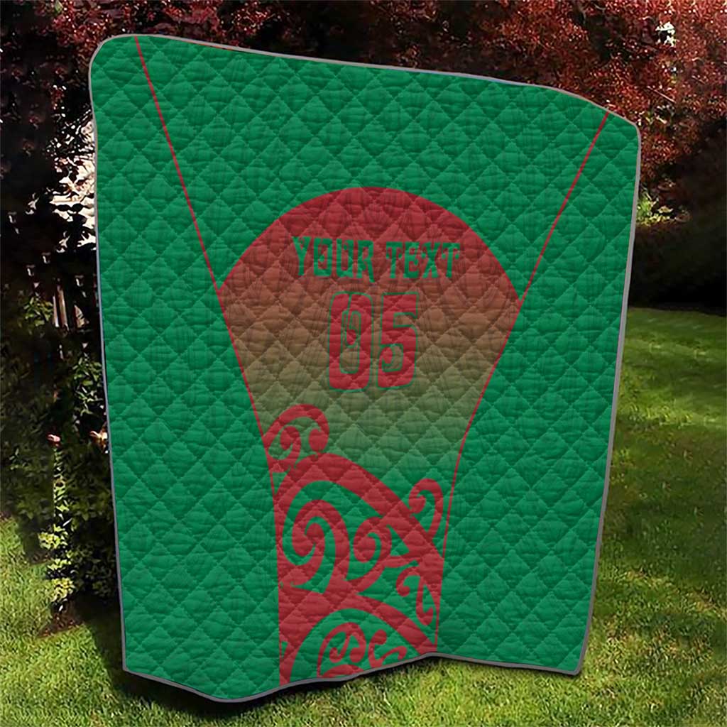 Custom Onehunga High School Quilt Maori Koru Pattern