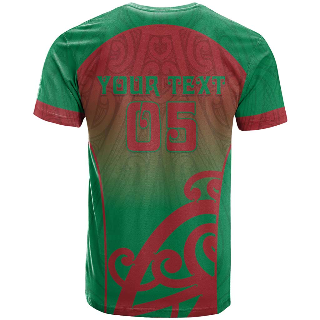 Custom Onehunga High School T Shirt Maori Koru Pattern