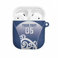 Custom New Zealand Aotea College AirPods Case Maori Koru Pattern