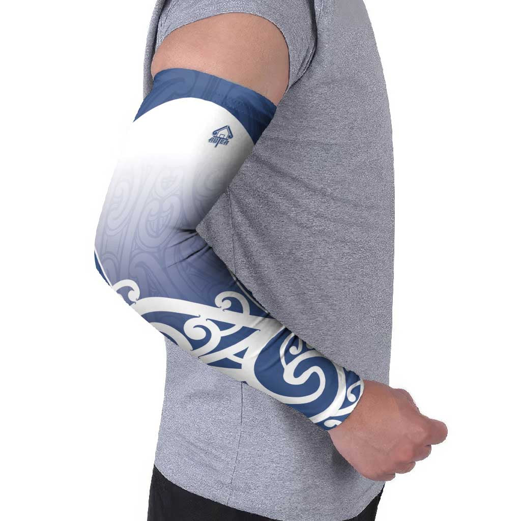 Custom New Zealand Aotea College Arm Sleeves Maori Koru Pattern