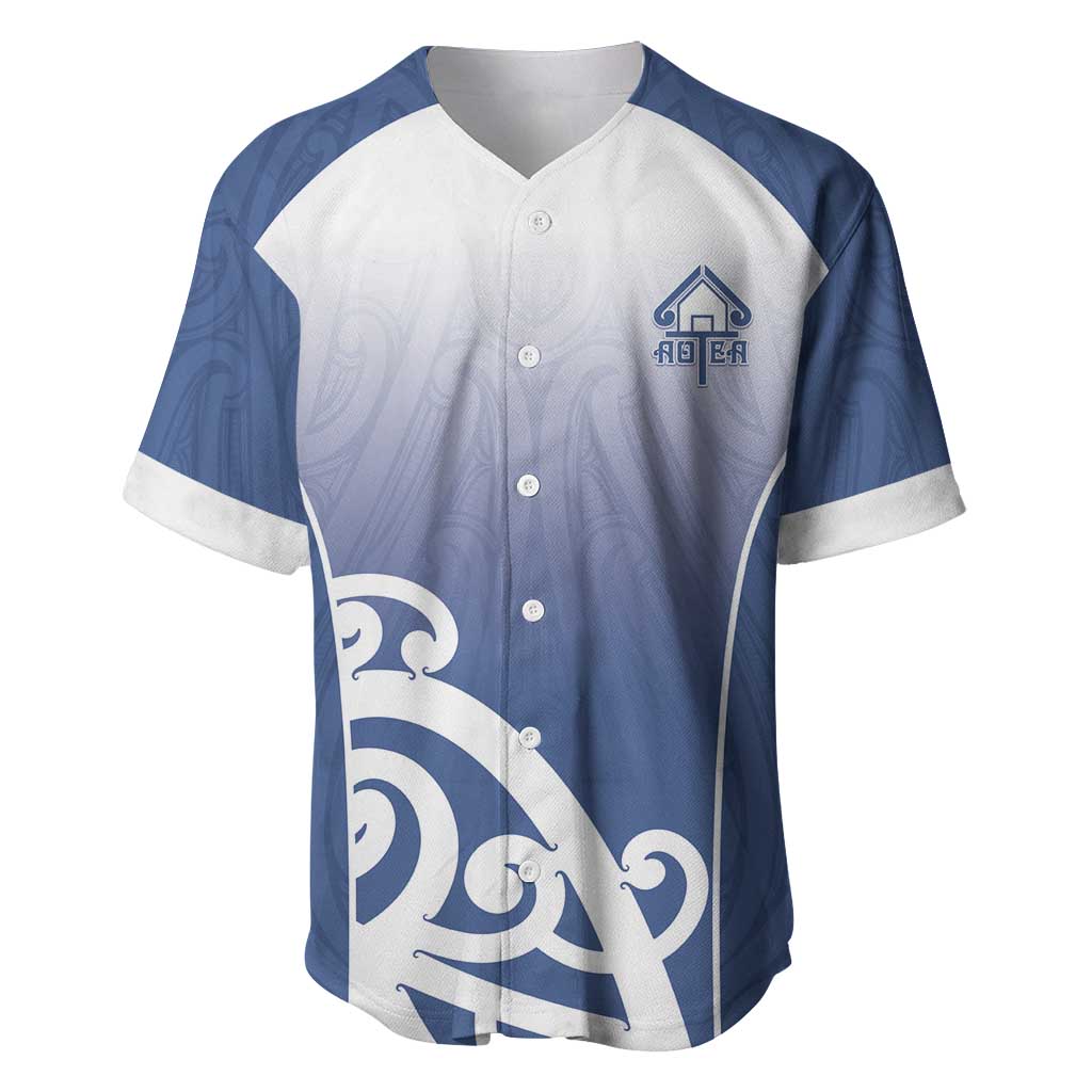 Custom New Zealand Aotea College Baseball Jersey Maori Koru Pattern