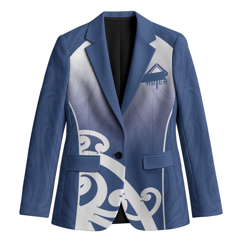 Custom New Zealand Aotea College Blazer Maori Koru Pattern